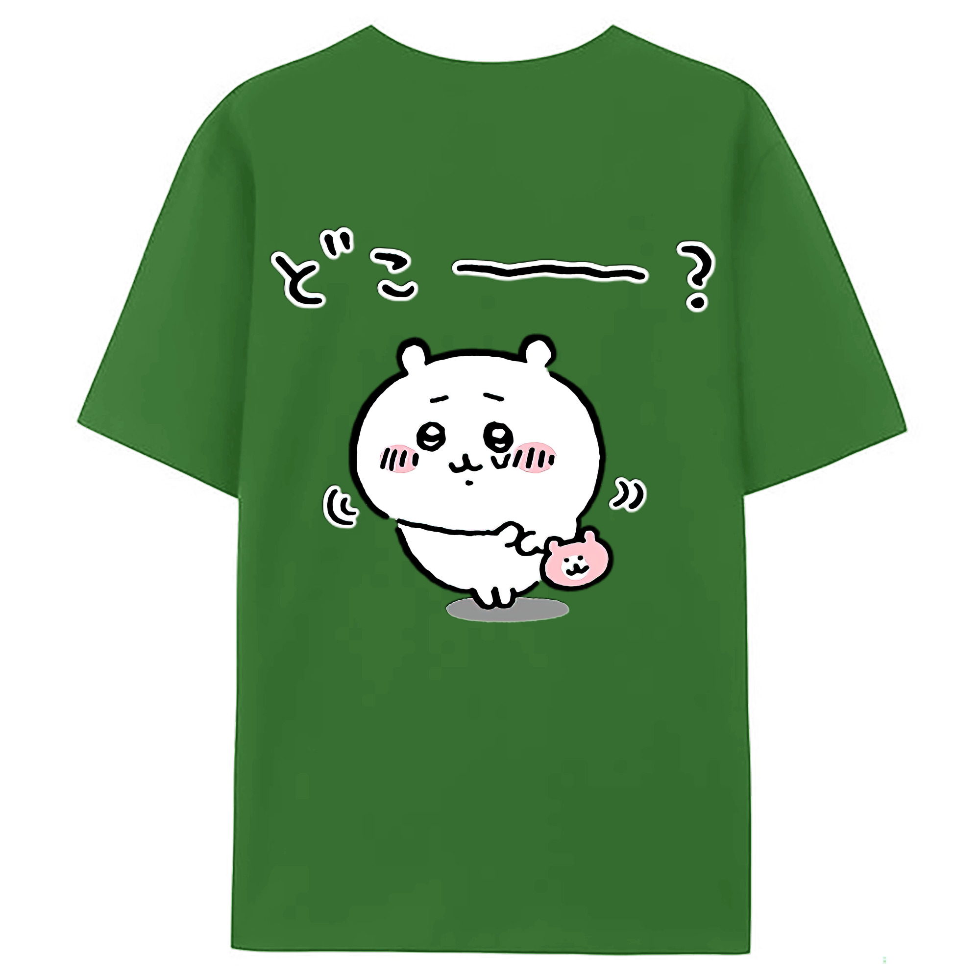 （画像用） ちいかわ ちいかわ Chii-kawa chiikawa レディース半袖Tシャツ(バックプリント)